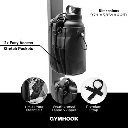 GYMHOOK - Magnetic Gym Bag With Bottle Holder